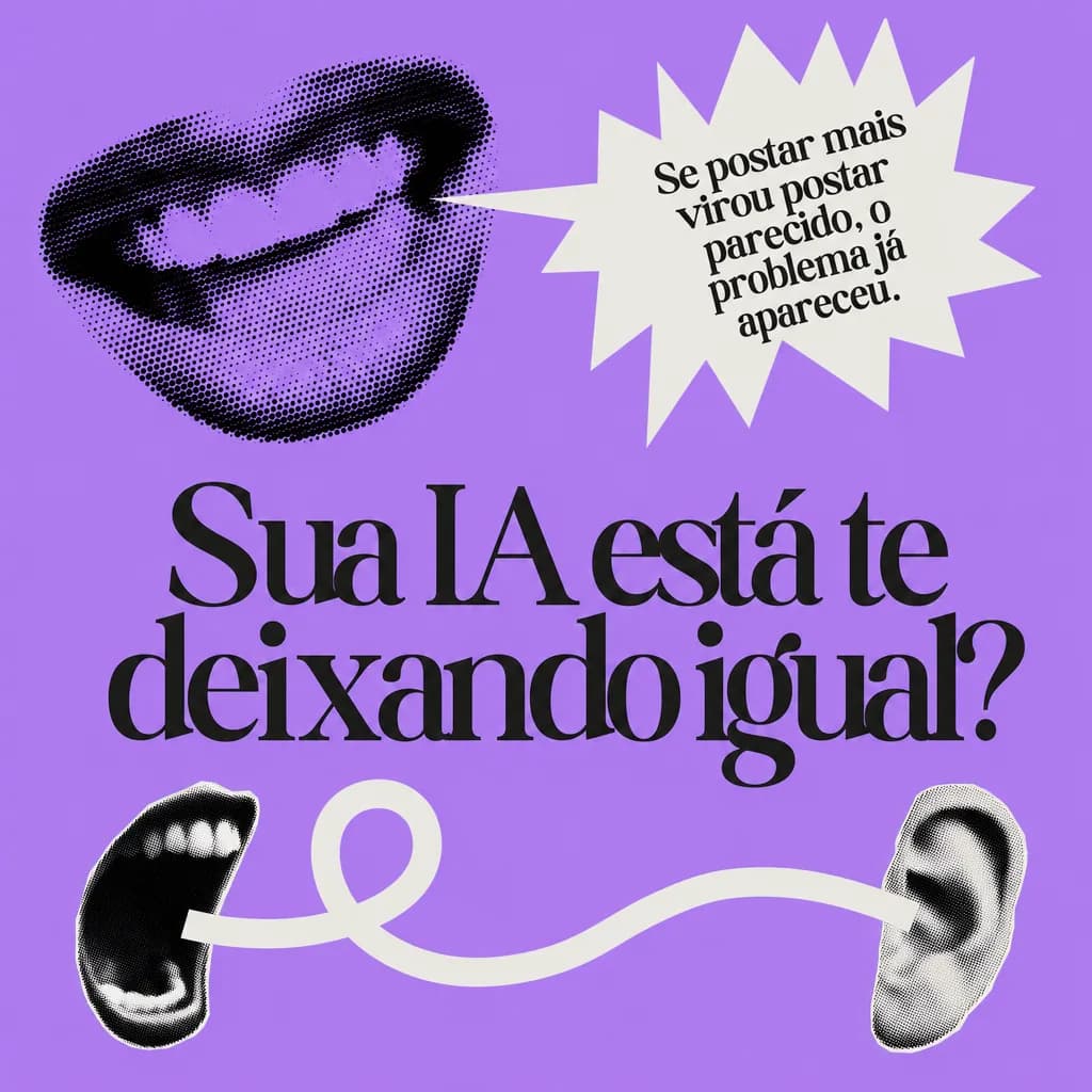 Sua IA está te deixando igual?